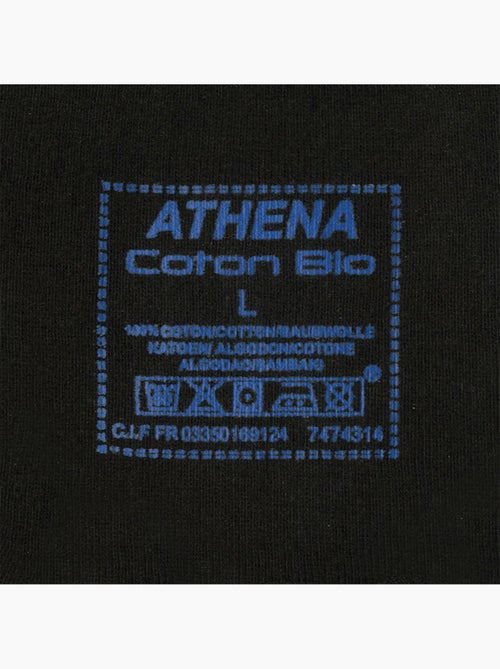 Lot de 2 Tee shirts col V homme Coton Bio Athena - Kiabi