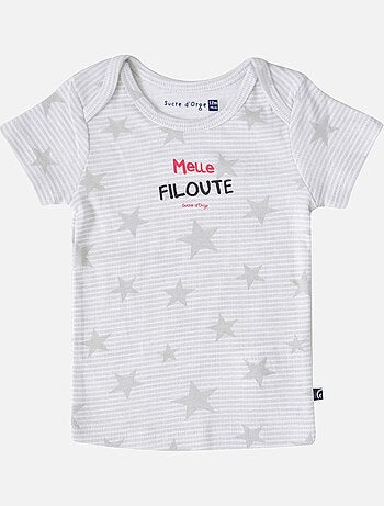 LOT DE 2 TEE SHIRTS FILLE ERMANDA