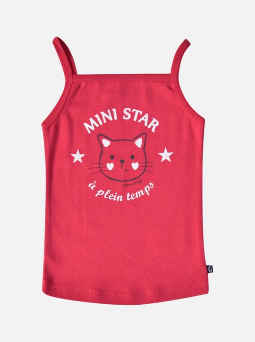 LOT DE 2 TEE SHIRTS FILLE ERMANDA - Kiabi