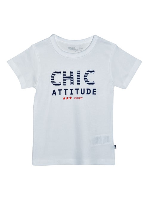 LOT DE 2 TEE SHIRTS GARCON DARCK - Kiabi