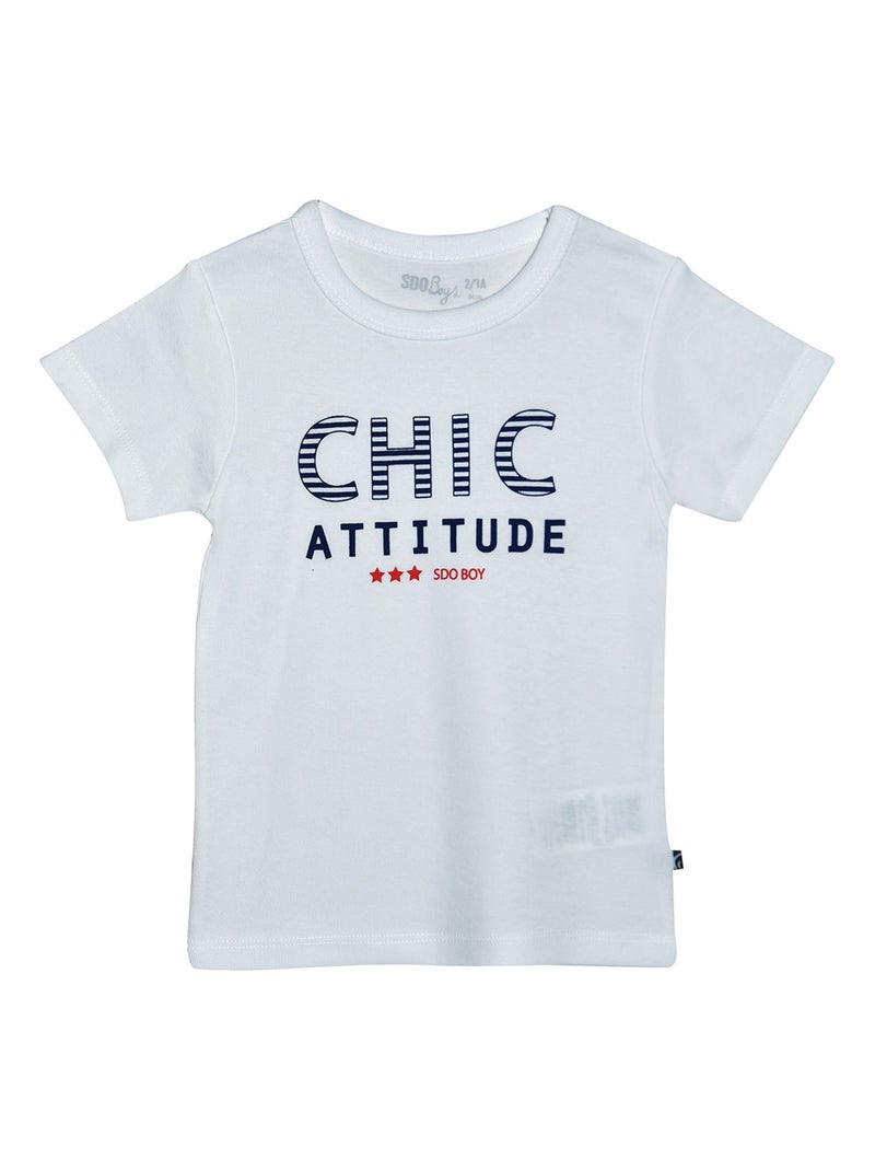 LOT DE 2 TEE SHIRTS GARCON DARCK Bleu - Kiabi