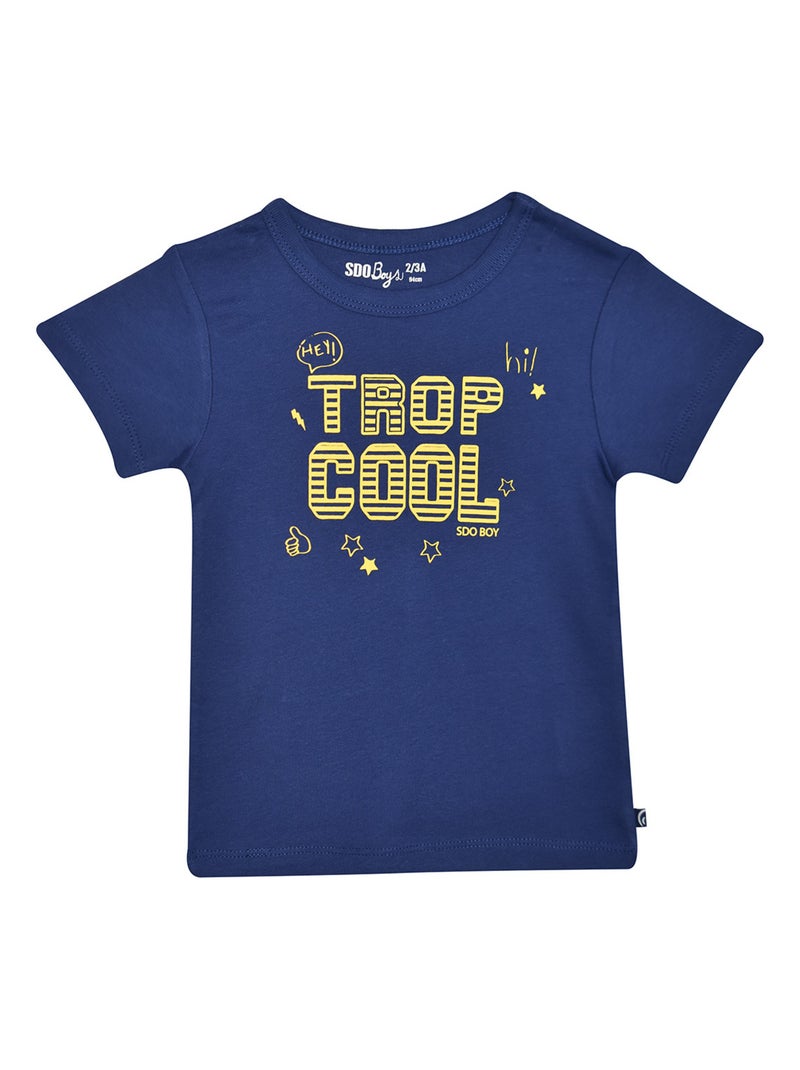 LOT DE 2 TEE SHIRTS GARCON DARCK Bleu - Kiabi