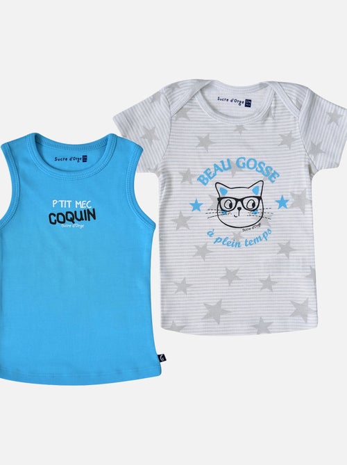 LOT DE 2 TEE SHIRTS GARCON EVEDNI - Kiabi