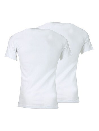 Lot de 2 Tee-shirts homme col V Ecopack Athena