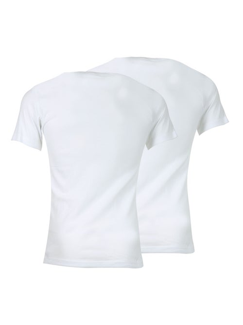 Lot de 2 Tee-shirts homme col V Ecopack Athena - Kiabi