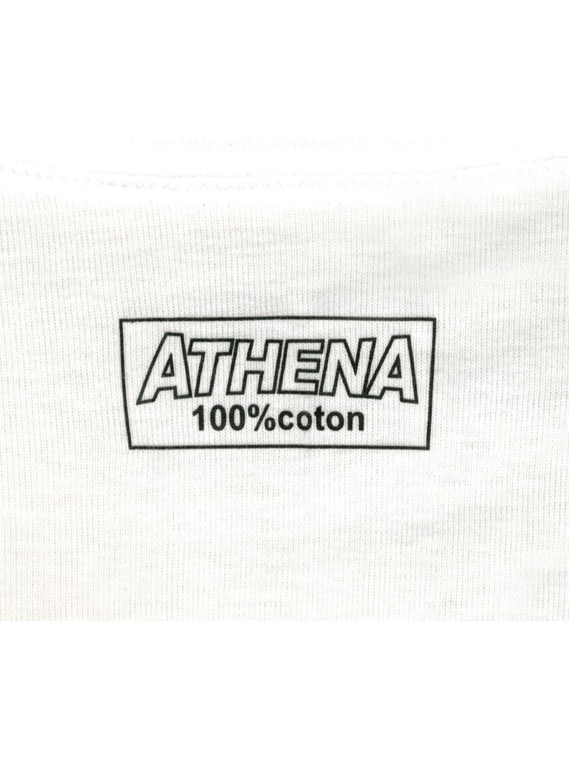 Lot de 2 Tee-shirts homme col V Ecopack Athena Blanc Blanc - Kiabi