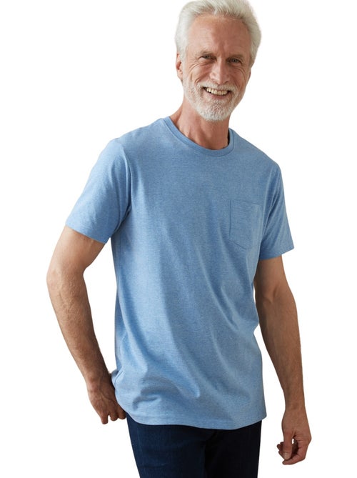 Lot de 2 tee-shirts homme effet chiné - DAXON - Kiabi