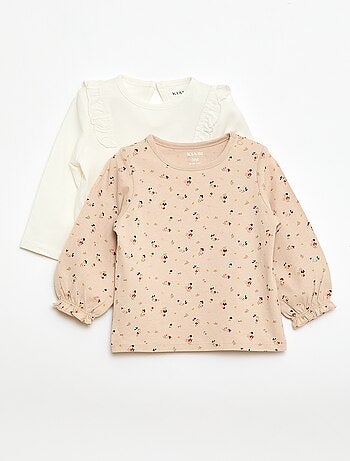 Lot de 2 tee-shirts imprimés