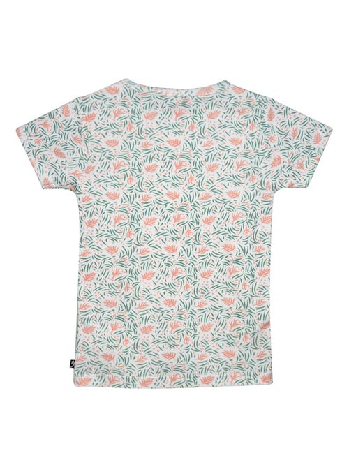 LOT DE 2 TEE SHIRTS JUSTINA MANCHES COURTES ENFANT - Kiabi