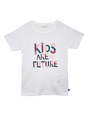 LOT DE 2 TEE SHIRTS MARIANA MANCHES COURTES ENFANT