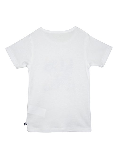 LOT DE 2 TEE SHIRTS MARIANA MANCHES COURTES ENFANT - Kiabi
