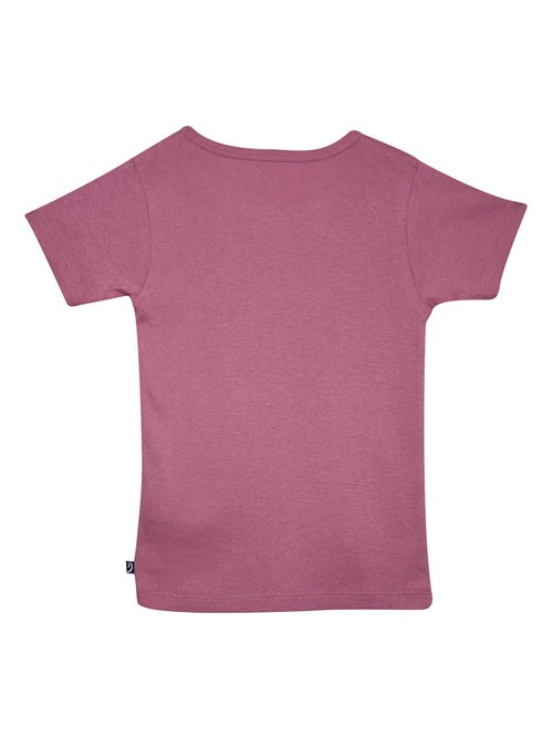 LOT DE 2 TEE SHIRTS MARIANA MANCHES COURTES ENFANT - Kiabi