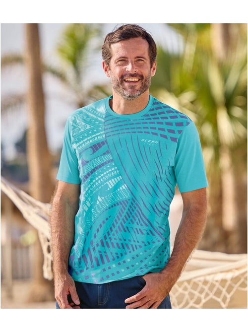 Lot de 2 Tee-Shirts Ocean Line - ATLAS FOR MEN - Kiabi Lot de 2 Tee-Shirts Ocean Line - ATLAS FOR MEN - Kiabi