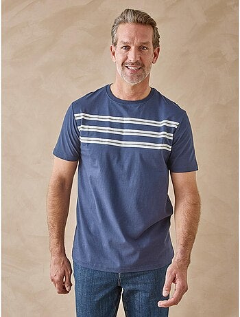 Lot de 2 tee-shirts rayés homme - DAXON
