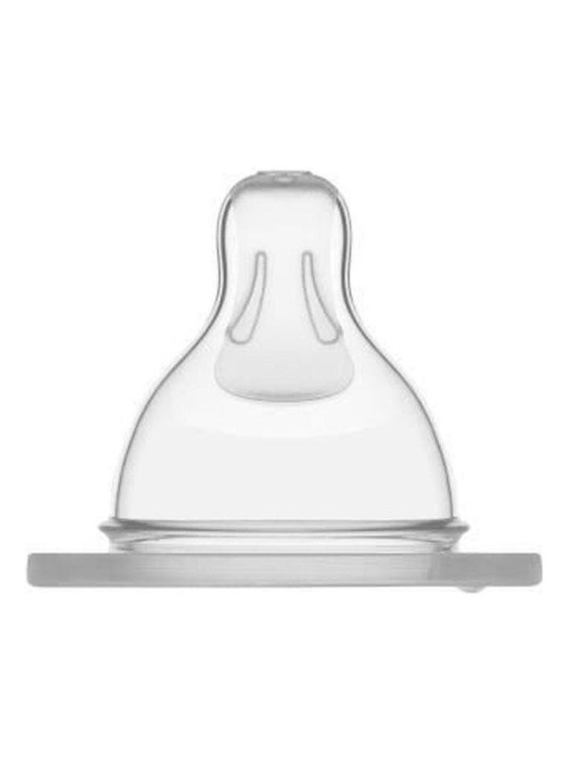 Lot de 2 tétines débit 0 extra lent (0-6 mois) Multicolore - Kiabi