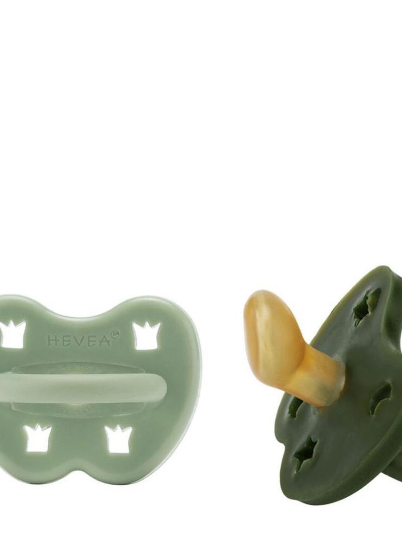 Lot de 2 tétines physiologiques Moss green et Deep Forest 3-36 mois Multicolore - Kiabi