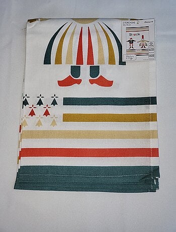 Lot de 2 torchon Couple de bigouden