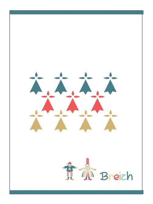 Lot de 2 torchon Hermine - Kiabi