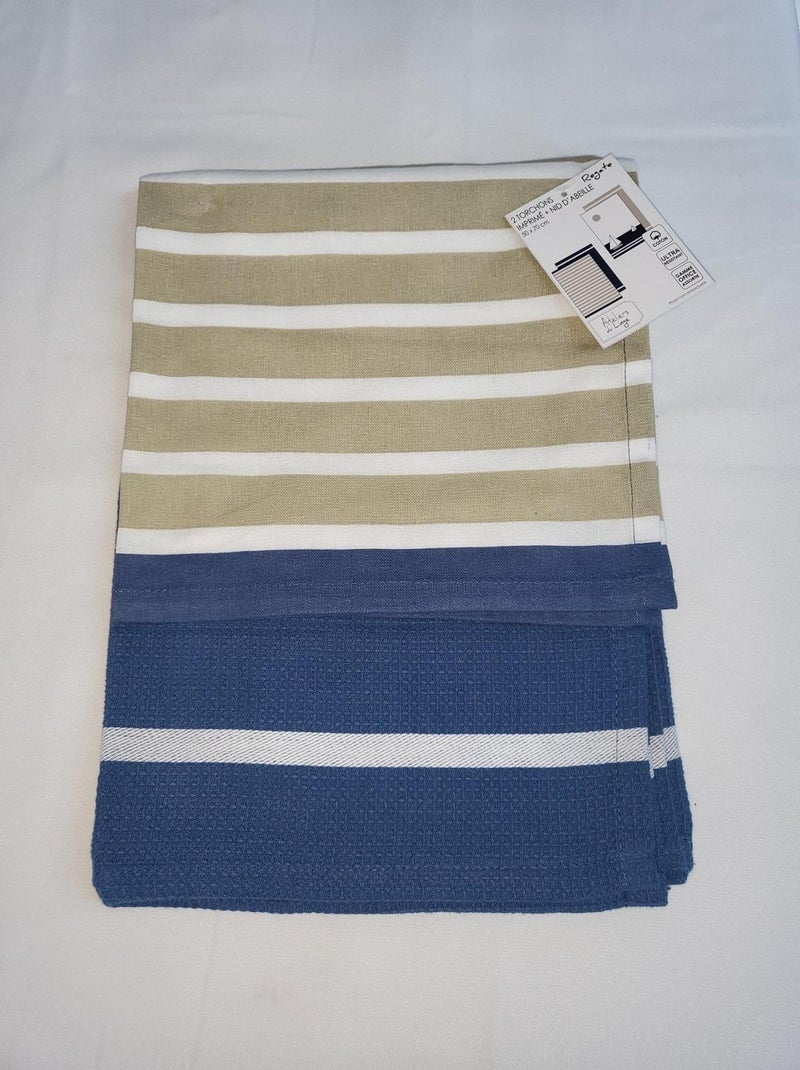 Lot de 2 torchon Regate Multicolore - Kiabi