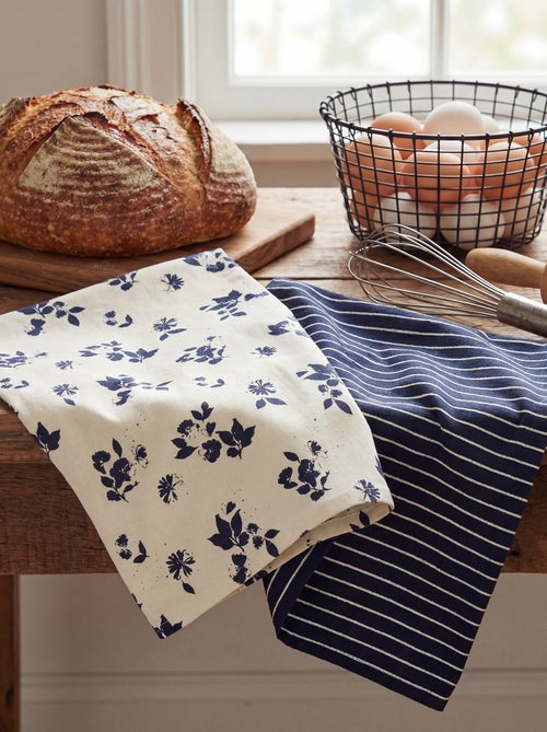 Lot de 2 torchons - Kiabi Home - Kiabi