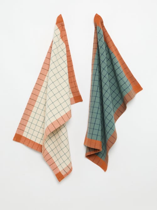 Lot de 2 torchons - KIABI Home - Kiabi Lot de 2 torchons - KIABI Home - Kiabi