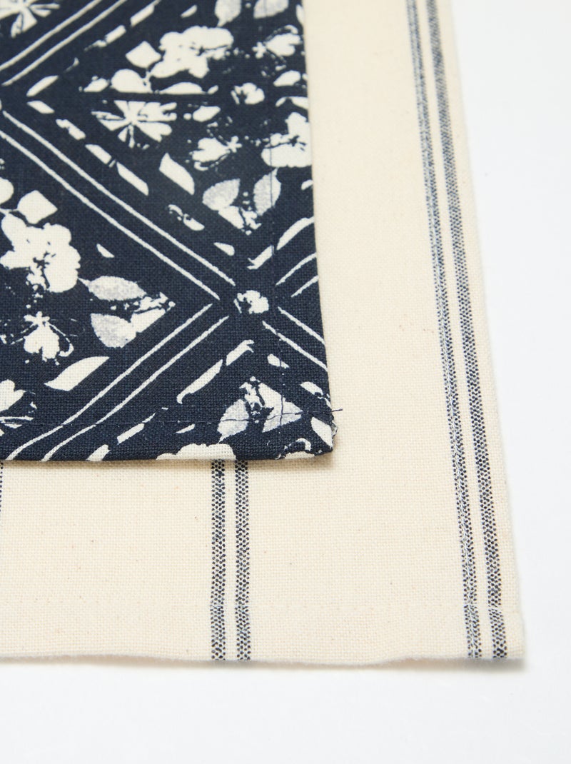 Lot de 2 torchons 50 x 70 cm - Kiabi Home Beige - Kiabi