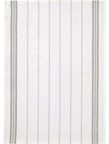 Lot de 2 torchons 50x70 en Coton Raye