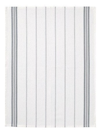 Lot de 2 torchons 50x70 en Coton Raye