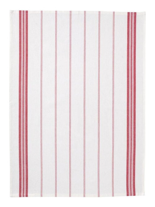 Lot de 2 torchons 50x70 en Coton Raye - Kiabi