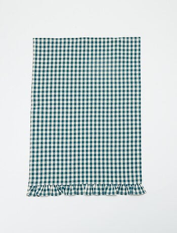 Lot de 2 torchons à volants (50x70 cm)