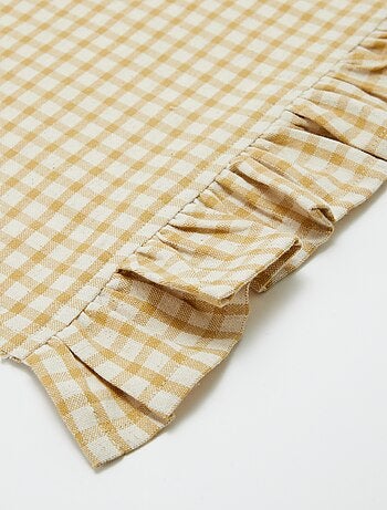 Lot de 2 torchons à volants (50x70 cm)