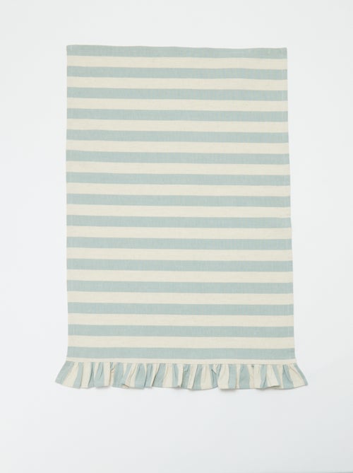 Lot de 2 torchons à volants (50x70 cm) - Kiabi