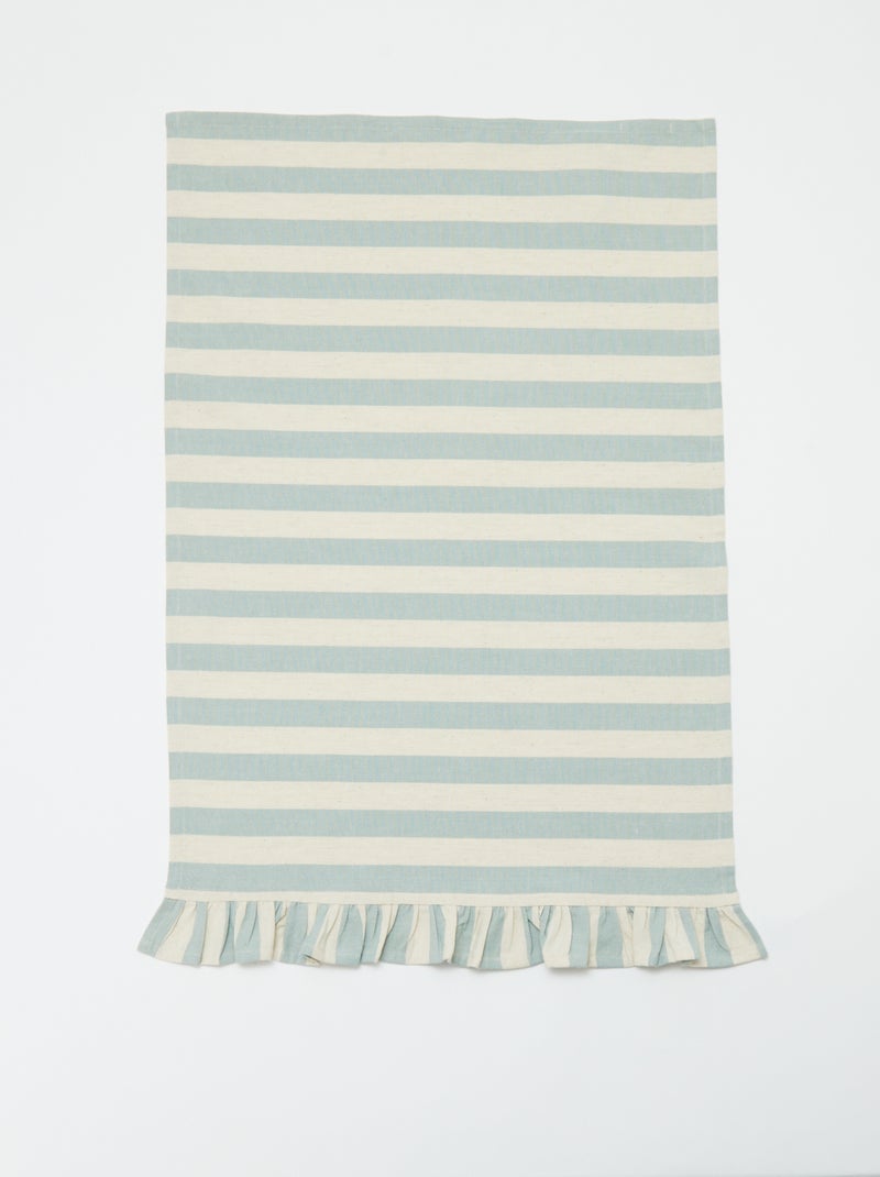 Lot de 2 torchons à volants (50x70 cm) JAUNE - Kiabi