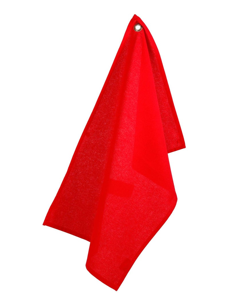 Lot de 2 torchons avec œillet Rouge - Kiabi