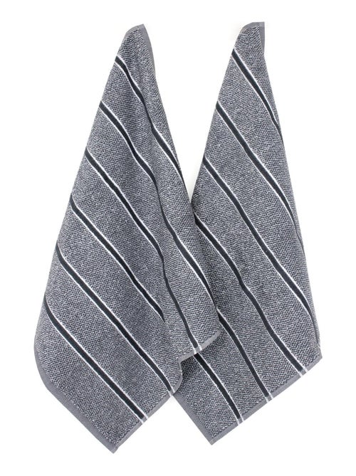 Lot de 2 torchons cuisine éponge CHECKS 50x50 cm - Kiabi Lot de 2 torchons cuisine éponge CHECKS 50x50 cm - Kiabi