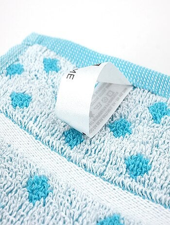 Lot de 2 torchons cuisine éponge DOTS 50x50 cm