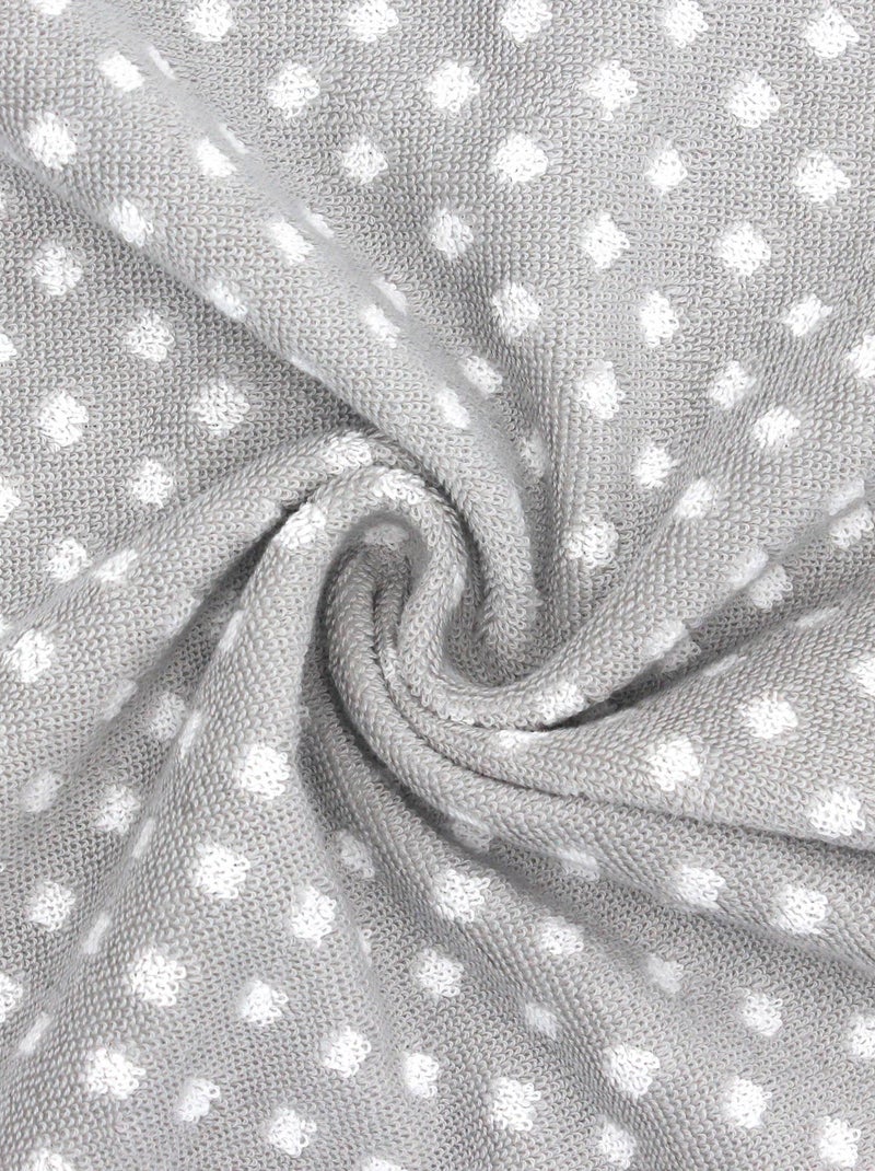 Lot de 2 torchons cuisine éponge DOTS 50x50 cm Gris - Kiabi