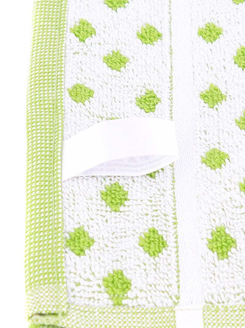 Lot de 2 torchons cuisine éponge DOTS 50x50 cm Vert - Kiabi