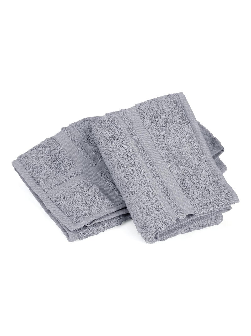 Lot de 2 torchons cuisine éponge PURE KITCHEN TERRY Argent - Kiabi