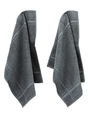 Lot de 2 torchons cuisine éponge PURE KITCHEN TERRY