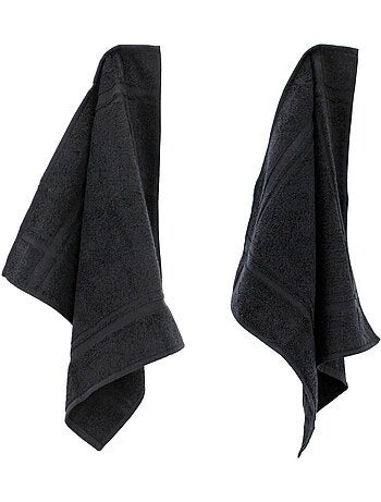 Lot de 2 torchons cuisine éponge PURE KITCHEN TERRY