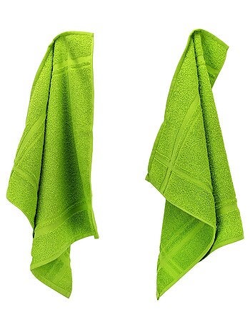 Lot de 2 torchons cuisine éponge PURE KITCHEN TERRY