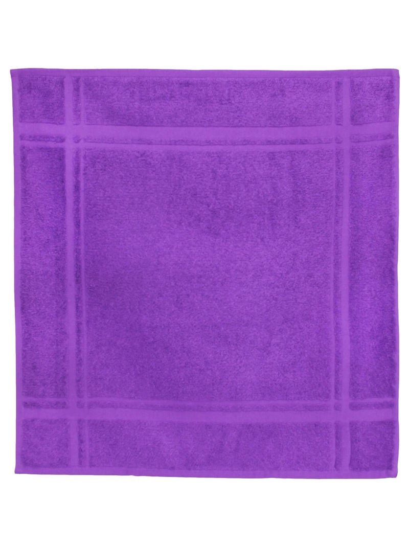 Lot de 2 torchons cuisine éponge PURE KITCHEN TERRY Violet - Kiabi
