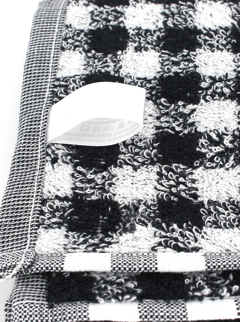 Lot de 2 torchons cuisine éponge SQUARES VICHY 50x50 cm Vert pistache - Kiabi