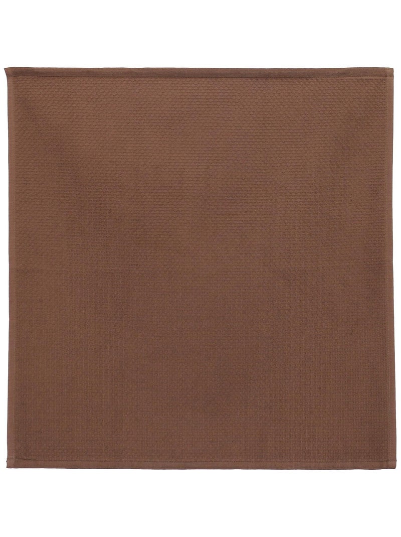 Lot de 2 torchons cuisine nid d'abeille PURE KITCHEN WAFFLE Marron - Kiabi