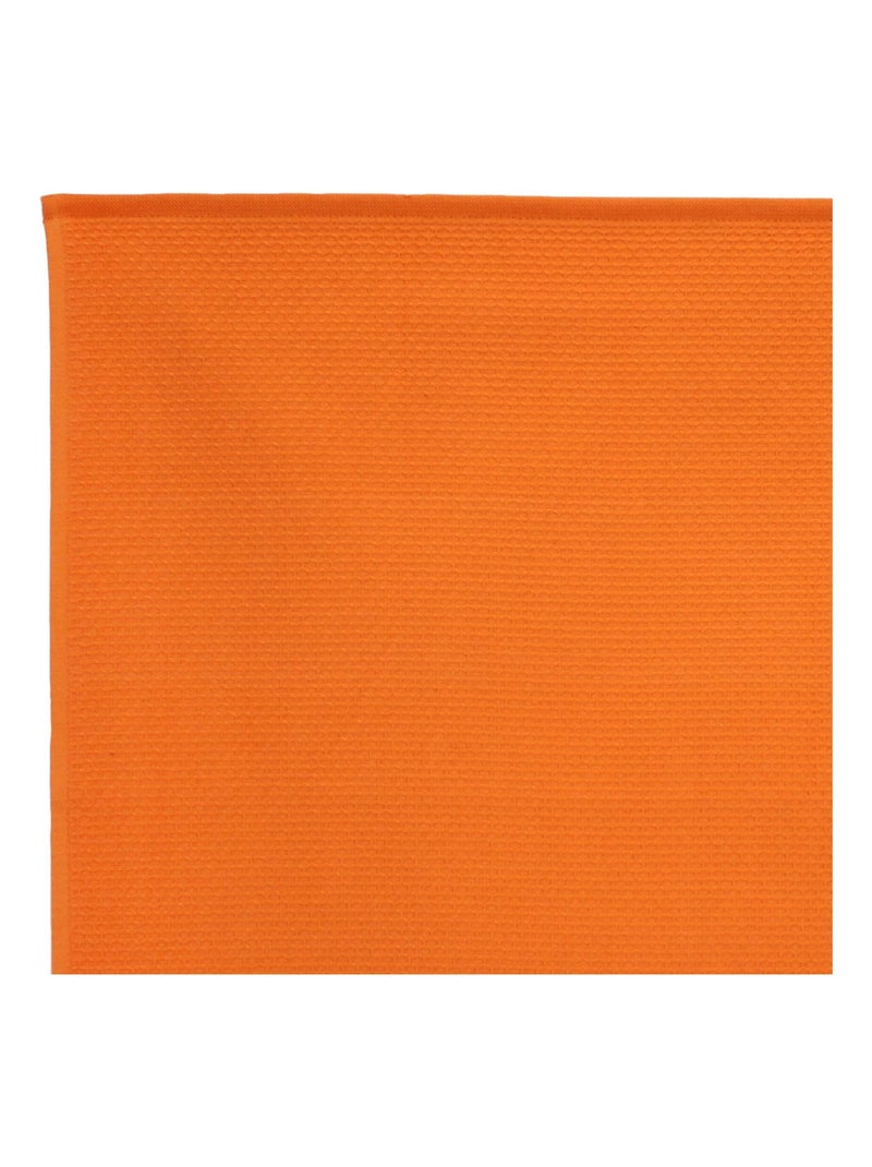 Lot de 2 torchons cuisine nid d'abeille PURE KITCHEN WAFFLE Orange - Kiabi