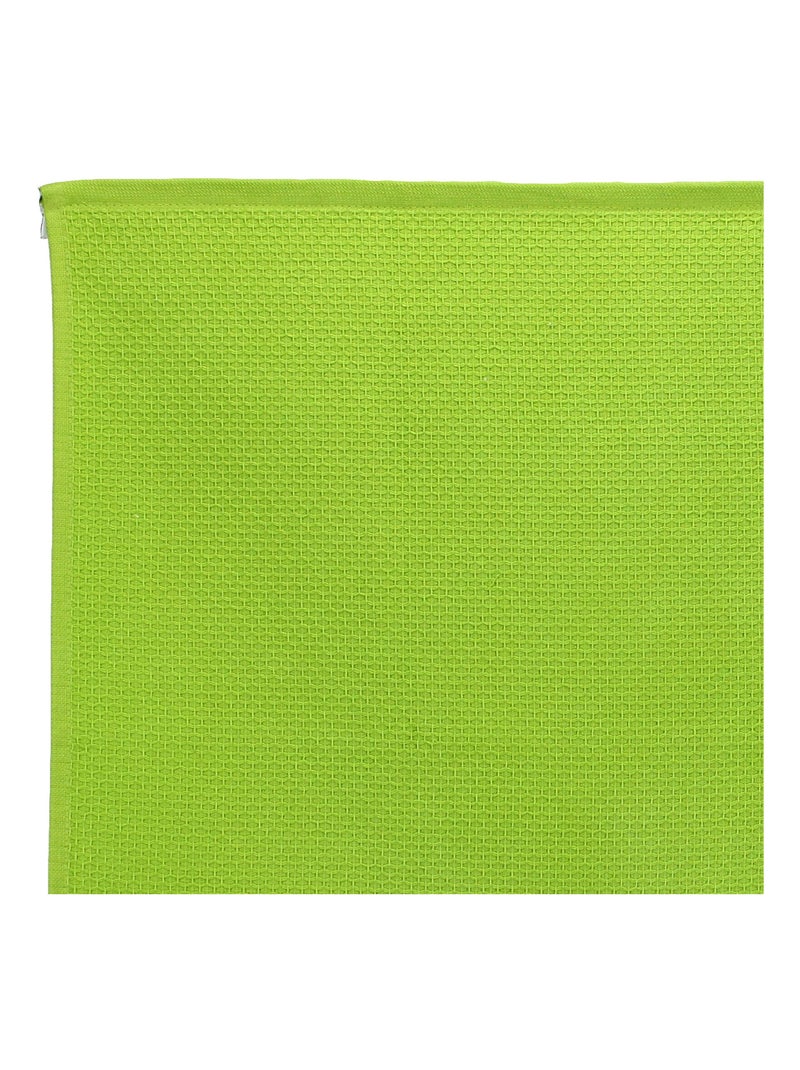 Lot de 2 torchons cuisine nid d'abeille PURE KITCHEN WAFFLE Vert pistache - Kiabi