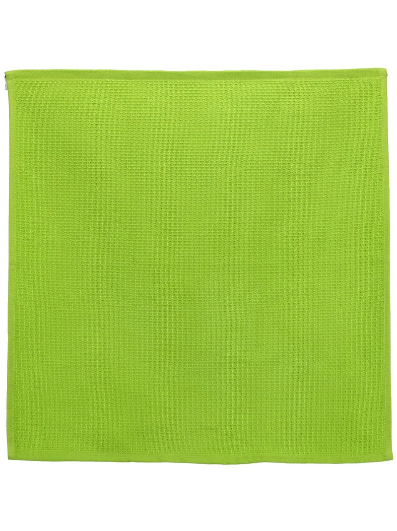 Lot de 2 torchons cuisine nid d'abeille PURE KITCHEN WAFFLE Vert pistache - Kiabi
