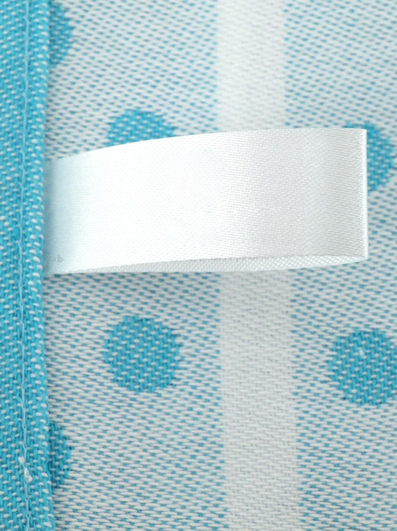 Lot de 2 torchons cuisine toile DOTS 50x70 cm Bleu turquoise - Kiabi