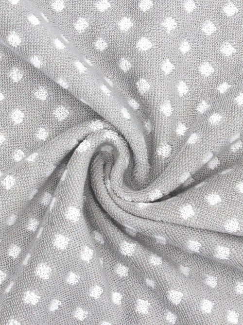 Lot de 2 torchons cuisine toile DOTS 50x70 cm - Kiabi